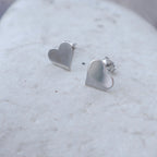 HEART GÜMÜŞ KÜPE