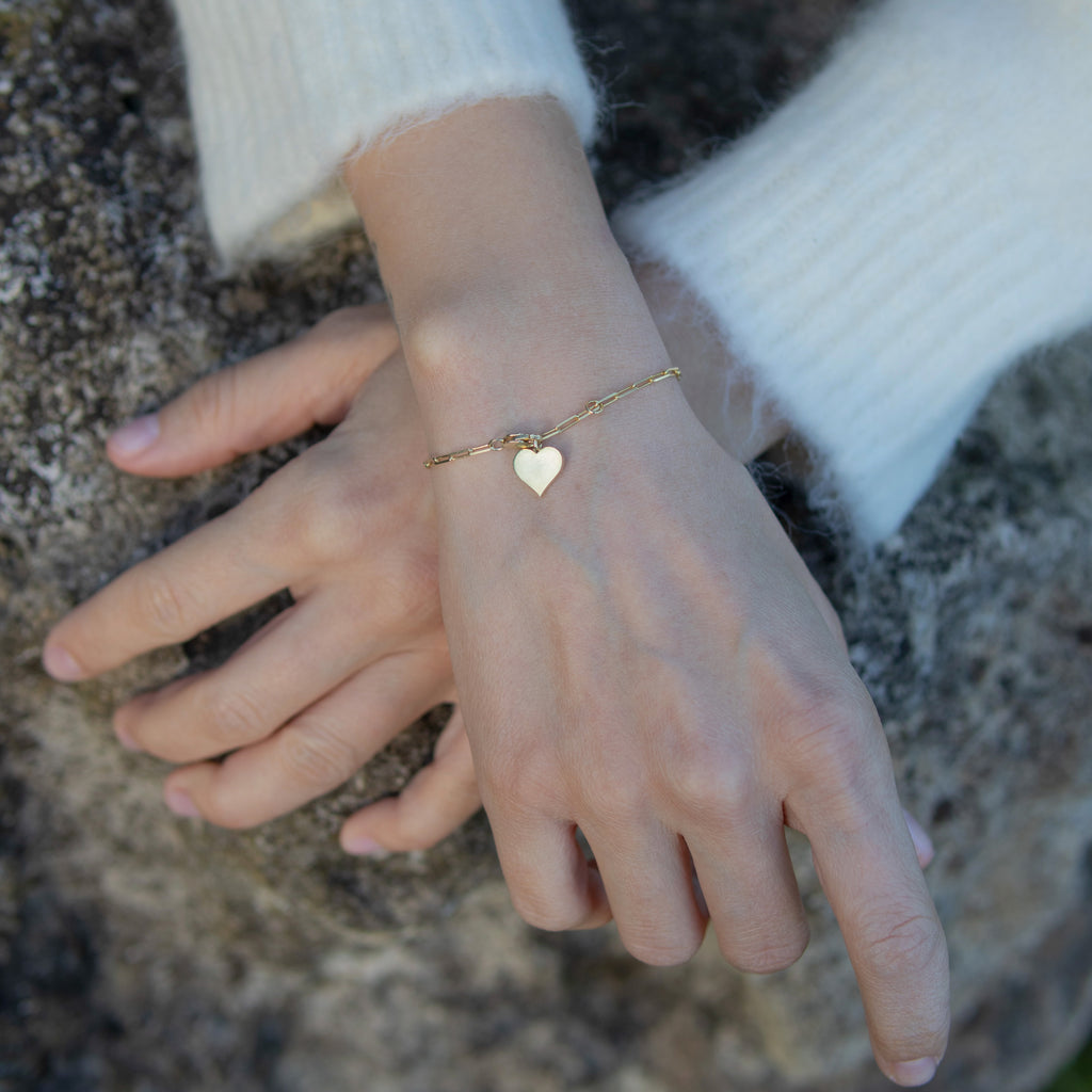 HEART GÜMÜŞ BİLEKLİK