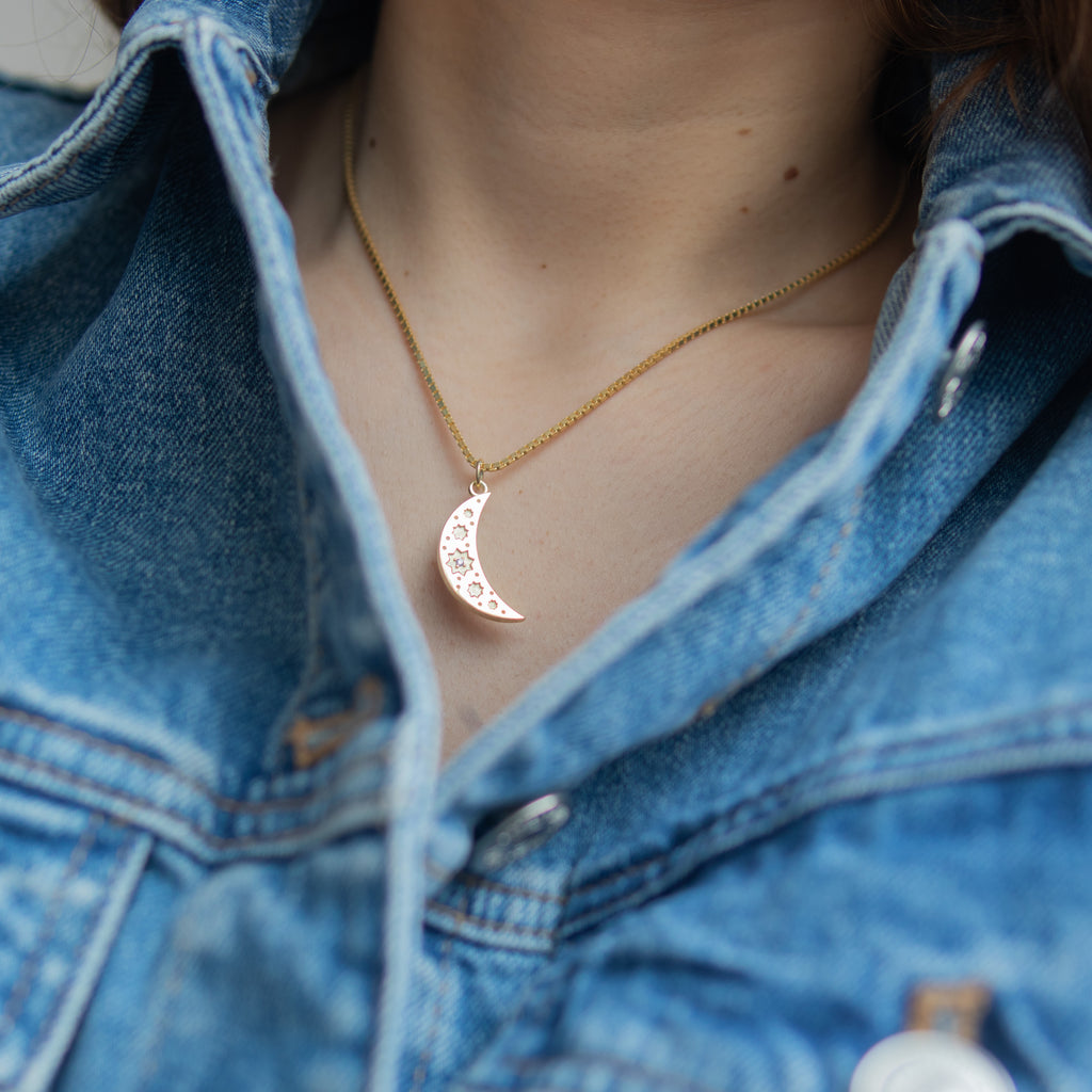 MOONLIGHT GÜMÜŞ KOLYE