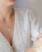 MINI KALP KOLYE GÜMÜŞ KOLYE