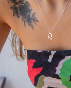 BURÇ SEMBOL GÜMÜŞ KOLYE